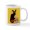 White, variant on CafePress - Happy Easter Le Chat Noir Mugs - 11 oz Ceramic Mug - Novelty Coffee Tea Cup