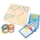 thumbnail image 1 of Geoplano de Madera con Gomas y Tarjetas 8*8, 1 of 7