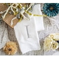 thumbnail image 7 of Decorvo White Monogrammed Hand Towels for Bathroom - Luxury Hotel Quality Initial Decorative Towel - GOTS Organic Certified - Set of 2 Silver Letter I, 7 of 7
