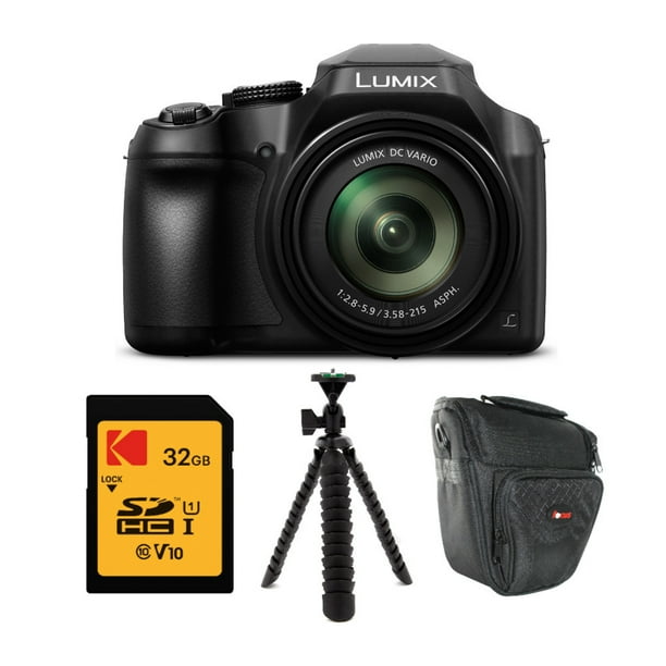 Panasonic LUMIX FZ80 18.1MP 4K 60x Long Zoom Digital Camera 32GB SD