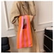 thumbnail image 4 of Bolso de mano para mujer, suave, a cuadros, grande, informal, tipo clutch, para playa 23x46cm, 4 of 8