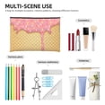 thumbnail image 3 of Rocae for Cosmetic Bags for Women Paper Reusable Cosmetic Bag Travel Toiletry Organizer Capacity Multipurpose Zipper Pouch, 3 of 8