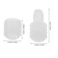 thumbnail image 2 of LOLIPPYY 100pcs Hinge Fasteners Dowel Joint Fasteners White Nylon Wide Compatibility Home Kitchens, 2 of 8