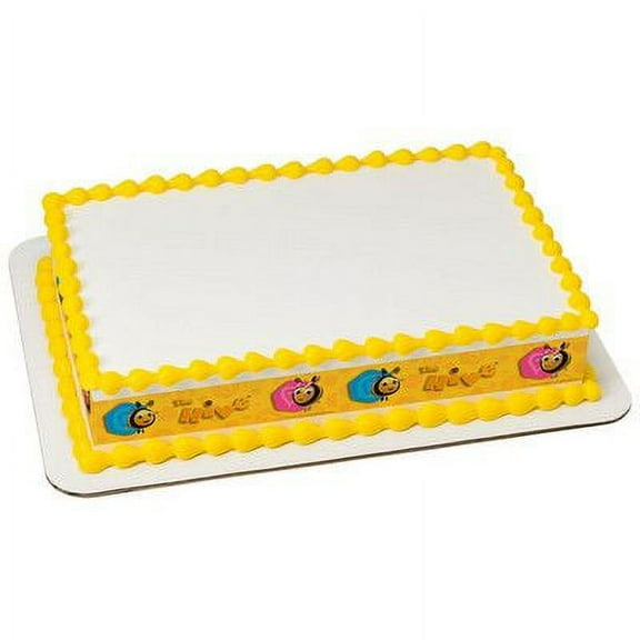 The Hive Happy Bee Day Edible Cake Border Decoration