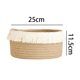 thumbnail image 3 of Cesta de almacenamiento de cuerda de Algodón Gloria con borla L, 3 of 8