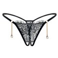 thumbnail image 7 of Women's Pure Color Sexy Lace Open Crotch Panties For Convenient Wear, 7 of 7