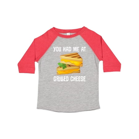 

Inktastic You Had Me at Grilled Cheese Sandwich Gift Toddler Boy or Toddler Girl T-Shirt