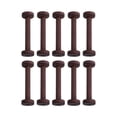thumbnail image 3 of GUOOL 10 Pieces Wooden Spools Wood Crafts Spools for Embroidery Thread Textile Arts Brown, 3 of 9