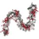 thumbnail image 1 of Guirnalda de Navidad Cono de Pino Artificial con Adornos Mixtos en Rojo y Blanco 6 pies Interior Exterior National Tree Company RAC-J502X6, 1 of 2