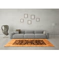 thumbnail image 3 of Ahgly Company Indoor Rectangle Oriental Orange Industrial Area Rugs, 5' x 7', 3 of 4
