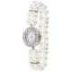 thumbnail image 5 of BRIGHTFUFU Pulsera de reloj de perlas para mujer con diamantes de imitación para fiestas de Navidad y brazaletes delicados de moda Vintage, suministros para regalos, 5 of 8
