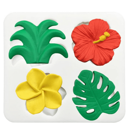 Tropical Monstera Leaves Silicone Molds