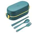 thumbnail image 2 of Drppepioner Double-Layer Lunch Box Leakproof Food Container Bpa-Free Microwave-Safe Meal Prep Storage with Compartments, 2 of 6