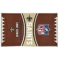 thumbnail image 3 of New Orleans Saints 16 ounce team pint glass with Gameball graphic, 3 of 4