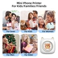 thumbnail image 4 of Label printer,Sticker With 11 Journal Receipt Paper Diy Handcraft List Thermal Printer Picture Label Diy Bt 203dpi Picture 203dpi Picture Label Paper Sticker With Receipt Paper Sticker Printer Label, 4 of 7