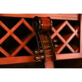 thumbnail image 4 of Decorative 10 Bottle Wooden Cello Shaped Wine Rack 36" Inch Floor Violin, 4 of 6