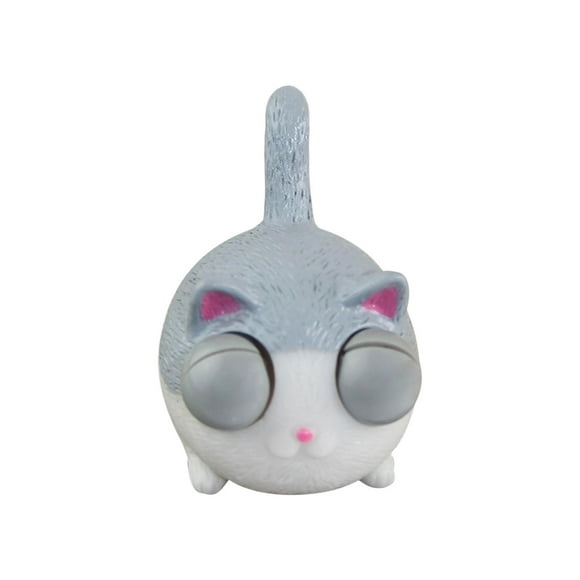 Grey Eye Popping Worm Pinch Sensory Toy Soft Squishy Stress Relief Toy For Kids Adults Funny Bouncing Fidget Toy Portable Anxiety Relief Desk Decor Handheld Decompression Toy 30G