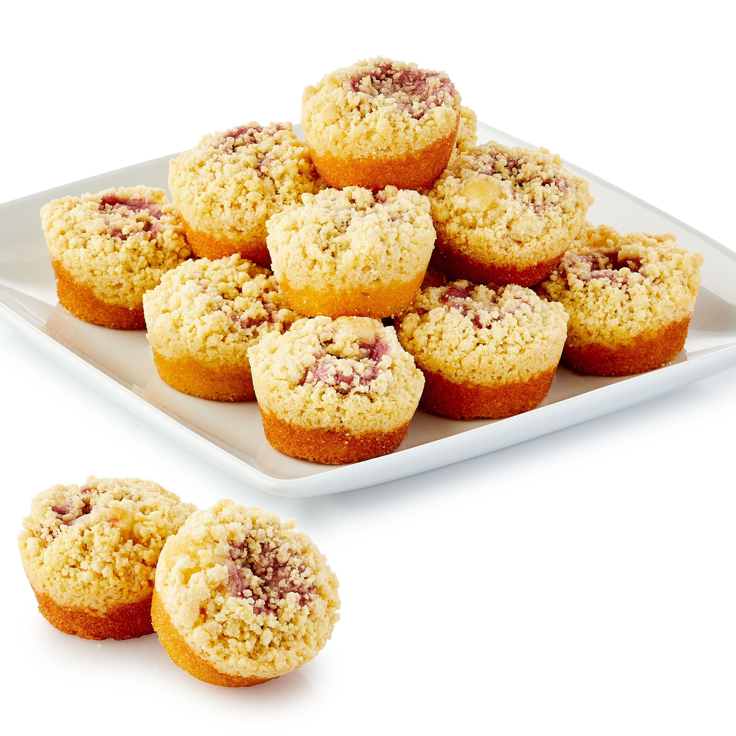 Freshness Guaranteed Raspberry Cream Cheese Mini Cake Bites, 13.5 oz, 16 Count (Clamshell)