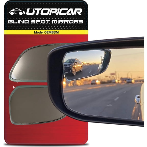 Utopicar - Frameless OEM Blind Spot Convex Car Mirror Model: OEM202 - 2Pack