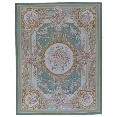 Aubusson Area - Pasargad Aubusson Hand-Woven New Zealand Wool Area Rug