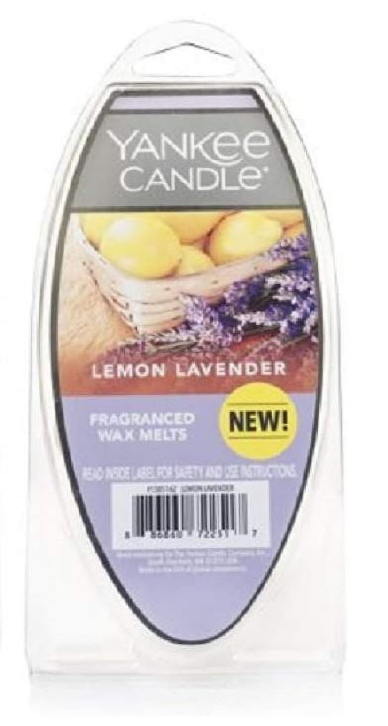 Yankee Candle Lemon Lavender Fragranced Wax Melts, 2.6 oz Pack of 2
