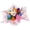 blue&yellow, variant on Flower Bouquet Building Set, 699 Psc Bouquet Compatible with Lego, Artificial Flowers Arrangement Building Toys,Office Home Decoration, Valentine Day, Birthday for Women(No Vase)-699Pcs