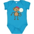 thumbnail image 3 of Inktastic Cute Volleyball Girl Monkey Girls Baby Bodysuit, 3 of 5