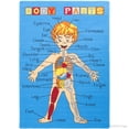 thumbnail image 2 of Allstar Kids / Baby Room Area Rug. Human Anatomy: Learn All About the Human Body. Blue Color (3' 3" x 4' 10"), 2 of 7