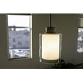 thumbnail image 4 of Design House Oslo Traditional 1-Light Indoor Dimmable Mini Pendant Double Glass Shade Brushed Nickel, 4 of 21