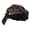 Brown-giuea, variant on OJSFQUFP Men's Feather Hat Retro Flat Top Beret Medieval Costume Headdress