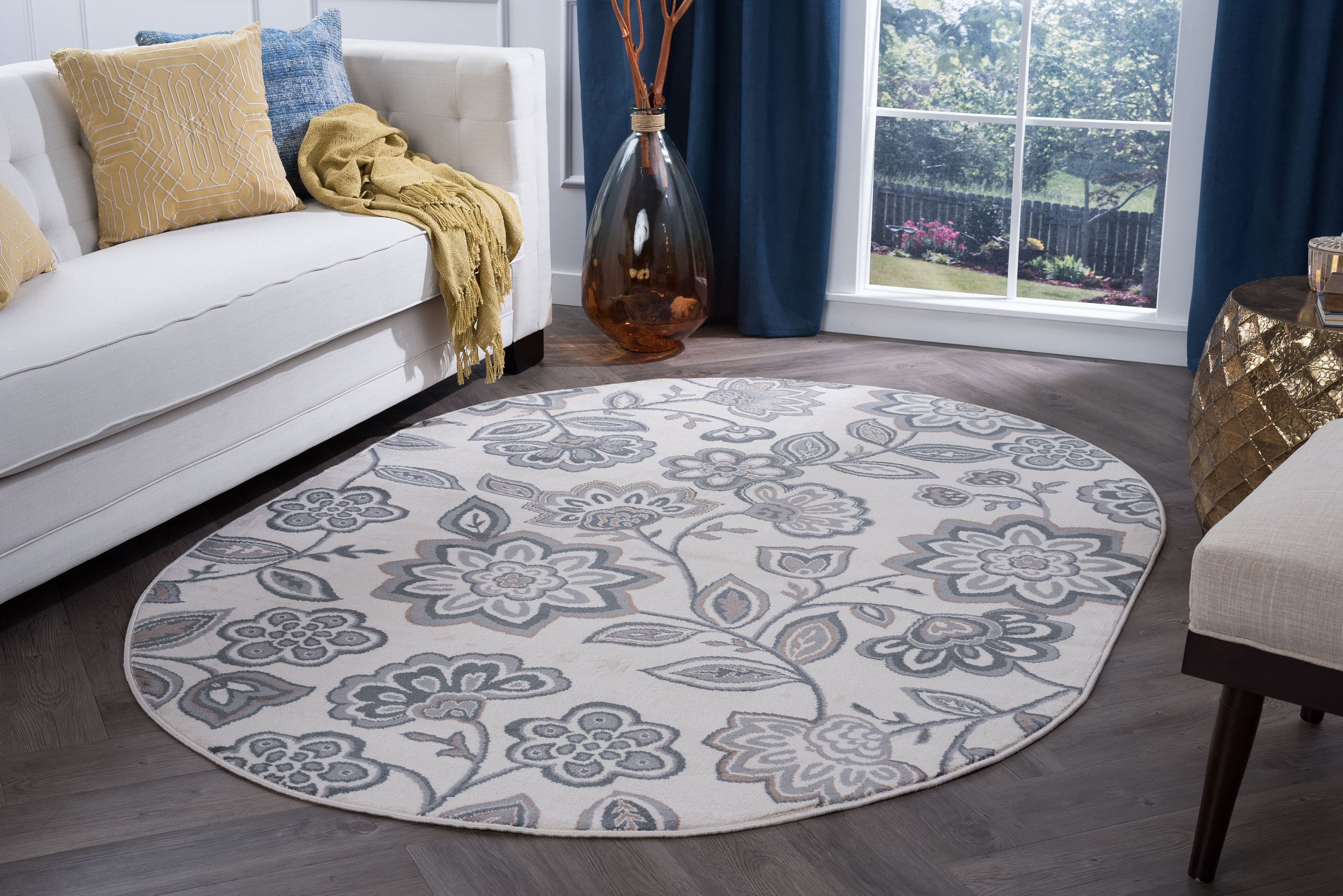 living room oval rug