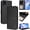 Black, variant on Flip Case for Samsung Galaxy A03 Core RFID Blocking Magnetic Clasp Wallet Case with 3 Card Slots and Kickstand Function