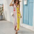 thumbnail image 5 of Flamingo Pattern King Size Sleeveless Dress Dresses Summer Women Dresses Clothing Woman Dresses Dress, 5 of 6