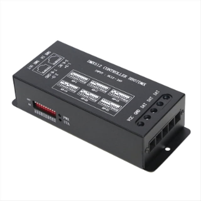 Controlador DMX512, Conexión A Consola DMX512, Compatible con WS2812,WS2813,UCS1903, Etc.13 Canales por Dispositivo
