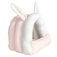 thumbnail image 2 of Gazechimp Rabbit Bed House Cozy Nest Guinea Pig Cave Beds for Bunny Hamster Chinchilla pink, 2 of 8