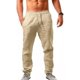 thumbnail image 1 of Shorts De Playa Informales De Algodón Y Lino Para Hombre, 1 of 3
