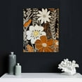thumbnail image 4 of EastSmooth Farmhouse Botanical Floral Wall Decor Beige Flower Plant Wall Decor Canvas Painting, Minimalist Boho Wall Art for Living Room Bedroom Kitchen, Vintage Bathroom Decor Wall Art, 4 of 4
