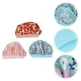 thumbnail image 3 of 3pcs Adjust Satin Bonnet Hair Styling Hair Care Kids Child Night Sleep Hats, 3 of 8