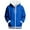 Dark Blue, variant on Unisex Solid Color Plush Trim Hoodie, Drawstring Hood Zipper Front Sweatshirt, Men Women's Fleece Lined Pullover, Kangaroo Pocket Casual Jacket, Autumn Winter Streetwear Dark Blue XXXL