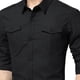 thumbnail image 4 of Ceisia Men's Winter Gift Casual Fashion Checkered Patchwork Long-Sleeve Button-Up Turndown Collar Outwear Jacket - Soft Breat hable Polyester Top, 4 of 6