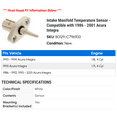 thumbnail image 2 of Intake Manifold Temperature Sensor - Compatible with 1986 - 2001 Acura Integra 1987 1988 1989 1990 1991 1992 1993 1994 1995 1996 1997 1998 1999 2000, 2 of 2
