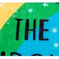 thumbnail image 4 of Rainbow Blanket Super Soft Colorful Pride Throw Blanket for Girls Rainbows Gifts for Kids Rainbow Lovers Blue Rainbow Door Flannel Fleece Girly Blanket (50"x60"), 4 of 5