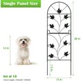 thumbnail image 2 of Decorative Garden Fence Panels No Dig Fencing 15 PCS, 2 of 5