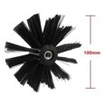 thumbnail image 1 of Brosse de Nettoyage pour Évent de Sécheuse 100/150mm Tête de Poils en Nylon, 1 of 1
