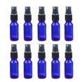 thumbnail image 1 of Botellas pulverizadoras de vidrio azul Hekezhi - 10 unidades (15 ml) con pulverizador de niebla fina para viajes y cosméticos, 1 of 3