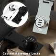thumbnail image 4 of JIUOU Durable No Punching Security Locks Household Cabinet Password Number Locks, 4 of 8