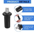 thumbnail image 3 of 50pcs Shutter Repair Pins, Spring Loaded Plantation Shutter Replacement Repair Pins Metal Plantation Shutter Pins Louvers Staples for Windows, Black(1 x 0.41 x 0.28 Inch), 3 of 7