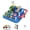Red, variant on Mechanical Track Car Toy for Kids, No Battery Needed Push Lever Race Car Game, 9.5 x 4.7 x 4.7 Inch