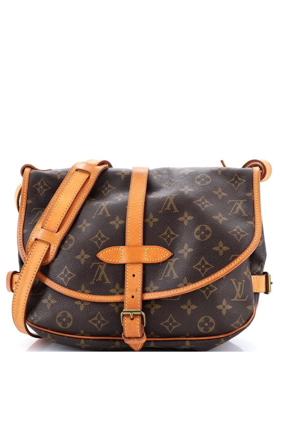 Pre-Owned Saumur Handbag Monogram Canvas 30 By Rebag