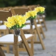 thumbnail image 6 of Viworld 4pcs Artificial Wisteria Bundle Fake Flowers Silk Floral Bouquet Arrangements Home Garden Fences Restrant Hotel Parties Wedding Simulation Decor in Yellow, 6 of 14